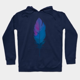 Colorful nature feather Hoodie